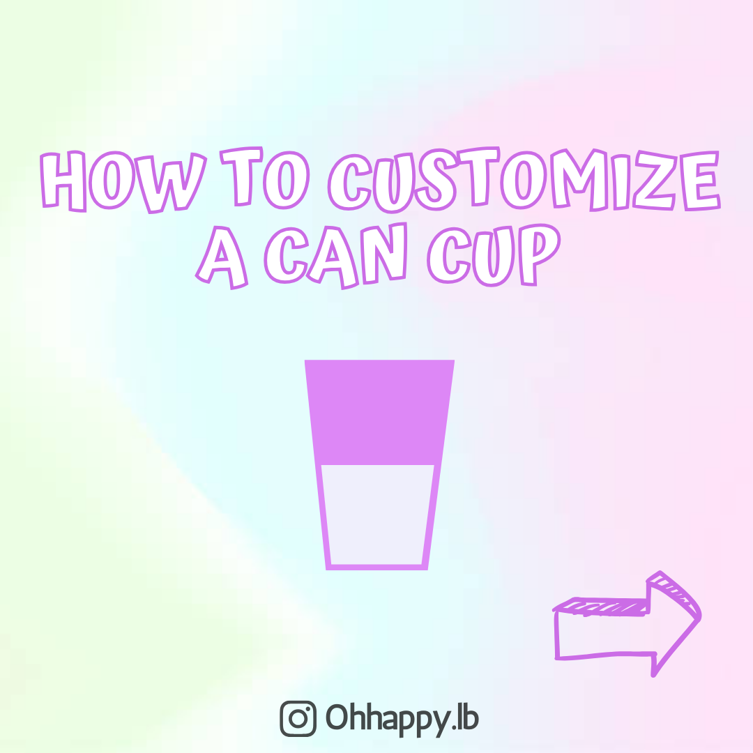 Customized Can Cup