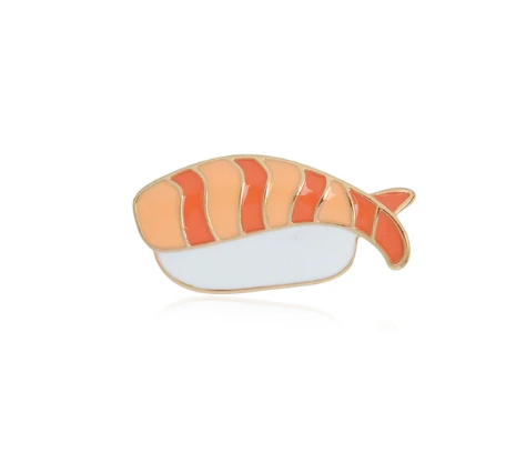 Shrimp Sushi Brooch